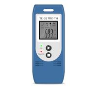 ThermElc TE-02 Pro TH Temperature Humidity Data Logger with Auto CSV & PDF Reports, Compare Multi-Devices Data, Monitor Cold & Frozen Storage with Calibration Certificate- MKT Calculation Data Logger
