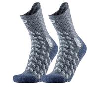Thermic Trekking Cool Crew Socks, White, 44