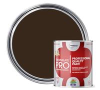 Thermilate PRO FLEX Interior & Exterior Paint - Professional Multi-Surface Paint & Primer for All Walls, Wood, Furniture, Kitchen Cupboards & Garden | All-in-One - Brown - 2.5L - Matt