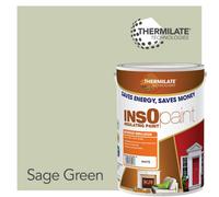 Thermilate Technologies Insopaint Interior Emulsion Paint - Anti Mould, Insulating & Snergy Saving For Interior Walls & Ceilings - Sage Green