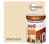Thermilate Technologies Insopaint Interior Emulsion Paint - Anti Mould, Insulating & Snergy Saving For Interior Walls & Ceilings - Matchstick