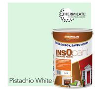 Thermilate Technologies Insopaint Interior Emulsion Paint - Anti Mould, Insulating & Snergy Saving For Interior Walls & Ceilings - Pistachio White