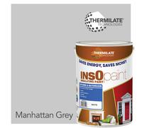 Thermilate Technologies Insopaint Kitchen & Bathroom Paint - Best Anti-Mould Protection, Insulating Walls & Ceilings - Manhattan Grey