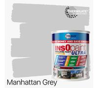 THERMILATE TECHNOLOGIES InsOpaint ULTRA - 9 IN 1 Interior & Exterior Paint - 1L in Manhattan Grey THERMILATE TECHNOLOGIES Manhattan Grey 1L