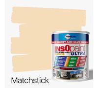 THERMILATE TECHNOLOGIES InsOpaint ULTRA - 9 IN 1 Interior & Exterior Paint - 5L in Matchstick THERMILATE TECHNOLOGIES Matchstick 5L