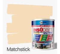 Thermilate Technologies Insopaint Ultra - 9 In1 Interior & Exterior Paint- Insulating & Energy Saving Interior Walls & Ceilings - Matchstick - 5L