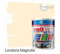 Thermilate Technologies Insopaint Ultra - 9 In1 Interior & Exterior Paint- Insulating & Energy Saving Interior Walls & Ceilings - London's Magnolia - 1L