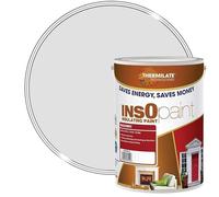 Thermilate Technology InsOpaint Insulating Masonry Paint - Thermal Protecting Exterior Wall Paint | Weatherproof & Breathable | Energy Saving Heat & Solar Reflective Exterior Paint - Rock Salt - 5L