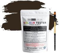 Thermilate Ultra & Pro - Sample Colour Tester Pouch 25ml with Brush - Multi-Surface Paint For Interior Walls, Outdoor Garden & Exterior Walls, High Durability Multi-Feature Leaf Brown