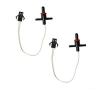 Thermistor Temperature Sensor Dishwasher -40 to 125 Degrees PVC Temperature Sensor Dishwasher Replacement Part Black Compatible Sensor for Samsung for Bosch for Siemens for AEG Devices Precise Probe
