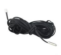 Thermistor Temperature Sensor Probe 10K Ohm 3950 B-Value 1% Tolerance 1m PVC Wire XH2.54 Terminal for Oven Dryer Dishwasher Industrial Use(5M)