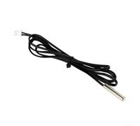 Thermistor Temperature Sensor Probe 5x25.5mm 10k 1% Accuracy 3950 B Value With Xh2.54 Terminal And Pvc Wire For Air Conditioner Refrigerator Water Heater Freezer Dishwasher Incubator Drying Box(1M)