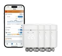 Thermo (Matter, 4th gen.) pack of 4: Smart Thermostat Radiator Valve, Automatic…
