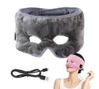 Thermo Relief Heated Sinus Mask, Sinus Thermo Relief Mask,Face Heating Pad for Sinusitis, Migraine,Nasal Tension Microwavable Heating Pad for Women & Men(B)