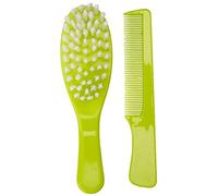 Thermobaby Hairbrush and Comb Set Green