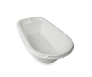 THERMOBABY - Luxury Baby Bath - Lightweight - Compact - from Birth to 12 Months - White Lily of The Valley - Made in France