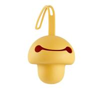 THERMOBABY - Silicone Pacifier Holder - Baby Pacifier Box - Practical Silicone Pacifier Box for Travel - Teat Storage Box - Honey Yellow