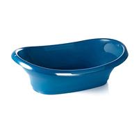 THERMOBABY - Vasco Bath - Baby Bath - Practical - Innovative - from Birth to 10 Months - Ocean Blue - Made in France