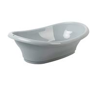 THERMOBABY - Vasco Bathtub - Baby Bath - Practical - Innovative - from Birth to 10 Months - Charming Grey - Made in France