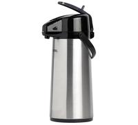 ThermoCafe 183517 Pump Thermos Pot with Handle 2200 ml Matte inox
