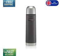 THERMOcafè by THERMOS Stainless Steel Flask, Hammertone Grey, 500 ml