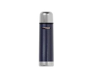THERMOcafè by THERMOS Stainless Steel Flask, Hammertone Blue, 500 ml