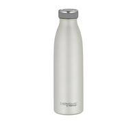 THERMOcafé by THERMOS TC Bottle Beige Matt 0.50 L, Insulated Flask Made of Stainless Steel, Carbonated Proof, 12 Hours Hot 24 Hours Cold, Leak-Proof, for School, On The Go and Office