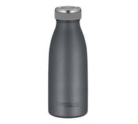 THERMOcafé by THERMOS TC Bottle Graphite Grey mat 0.35 l, Insulated Bottle Made of Stainless Steel, Carbonated Proof, 12 Hours hot 24 Hours Cold, Leak-Proof, for School, on the go and Office
