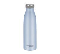 THERMOcafé by THERMOS TC Bottle Pastel Blue Matt 0.50 L, Stainless Steel Vacuum Flask, Carbonated Proof, 12 Hours Hot 24 Hours Cold, Leak-Proof, for School, On The Go & Office, Pastel Water Mat