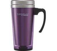 Thermos ThermoCafé Translucent Stainless Steel Travel Mug Cup 420ml - Purple