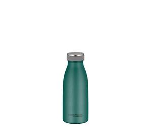 Thermocafé TC Bottle Insulated Flask 0.35 L 24 Hours Cold Moss Green Mat | Carbonated Proof Leakproof Stainless Steel Water Bottle 12 Hours Hot for Sports, School, Office & Travel, Dark Green