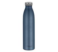 Thermocafé TC Bottle Insulated Flask 0.75 L 24 Hours Cold Night Blue Mat | Carbonated Proof Leak-Proof Stainless Steel Water Bottle 12h Hot for Sports, School, Office & Travel, Dark Blue