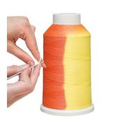 Thermochromisches Farbwechselgarn - 100 g Temperaturabhängige Polyesterfaser | Reagiert Auf Wärme | Kreatives Bastelgarn Zum Häkeln, Stricken & Nähen Für Kleidung & Puppen, 150D/2