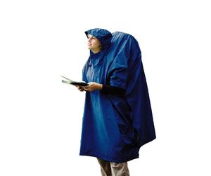 Thermocolle / Nylon waterproof Tarp-Poncho Sea to Summit (blue)