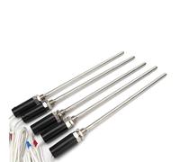 Thermocouple 200mm Thread M12 Type K PT100 Temperature Sensor 0-600°C Probe Screw Probe 1Pcs(Type PT100 2M)