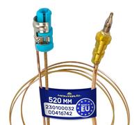 Thermocouple for Gas Cooker 520 mm with the Original Code 230100032 for Beko 00416742 416742 for Bosch for Siemens - MADE IN EU - Warranty 10 Years - MONTERAL