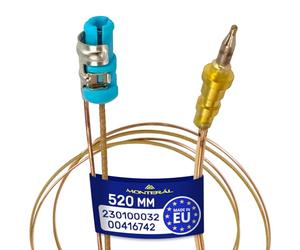 Thermocouple for Gas Cooker 520 mm with the Original Code 230100032 for Beko 00416742 416742 for Bosch for Siemens - MADE IN EU - Warranty 10 Years - MONTERAL