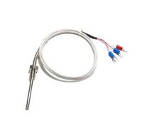 Thermocouple Sensor WZP-291 PT100 M12 M14 M16 Thread Thermal Resistance 5 * 50mm PTFE Silver Plated Shielded Wire(PT100 M10x1 Thread)