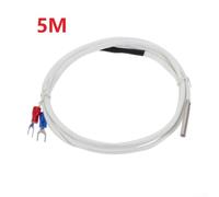 Thermocouple Temperature Controller K Type with 4mm Diameter Probe and 30mm Length Stainless Steel Design featuring 1/2/3/4/5M Cable for High Temp Use (5Meter)