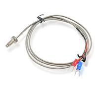 Thermocouple Thread M6 M8 Screw Type K/T/PT100 Temperature Sensor 0-400°C 1Pcs(K M8 3.0m)