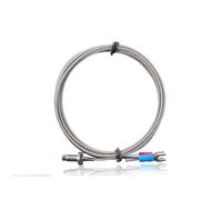 Thermocouple Thread M6 Screw 0.5/1/2/3/4/5M Type K/E 0-600°C Temperature Sensor Probe 1Pcs(Type K 5M)