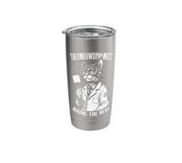 Thermodynamics Cat Thermeowdynamics Marshmallow Scientist Stainless Steel Insulated Tumbler