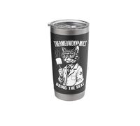 Thermodynamics Cat Thermeowdynamics Marshmallow Scientist Stainless Steel Insulated Tumbler