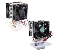 Thermoelectric Cooler Peltier 12V Semiconductor Refrigeration Machine Cooler Radiator Air Cooling Module + Fa Cooling Module