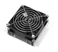 Thermoelectric Cooler, Semiconductor Refrigeration Plate, 12V Aluminum Semiconductor Refrigeration Thermoelectric Peltier Cold Plate Cooler with Fan Tec1-12706A