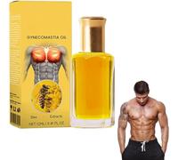 ThermoFirm Bee Gynecomastia Oil for Men, Advanced ThermoFirm Gynecomastia Oil, Natural Male Chest Support for Strengthen The Chest Muscles (1Pcs)