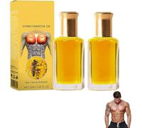 ThermoFirm Bee Gynecomastia Oil for Men, Advanced ThermoFirm Gynecomastia Oil, Natural Male Chest Support for Strengthen The Chest Muscles (2Pcs)