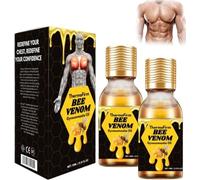 Thermofirm Bee Venom Gynecomastia Oil, Muscles Bee Venom Oi, Advanced Bee Venom Gynecomastia Oil for Strengthen The Chest Muscles, Relieve Muscle Fatigue (2 Pcs)