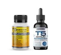 Thermogenic Fat Burner Bundle : T5 Fat Burner Capsules + XT Fat Burner Serum for Energy, Focus & Pre-Workout Supplement