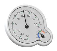 Thermograph with Humidity, Double control Analog Hygrometer for Accurate Indoor Temperature and Humidity Measurement, Clear Scale Gauge for Home, Nursery, Flower Room